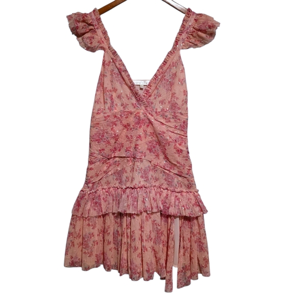 LoveShackFancy Roey Dress in Autumn Rose Size 6 - Picture 3 of 5